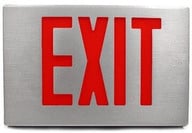 Cast Aluminum Exit Signs